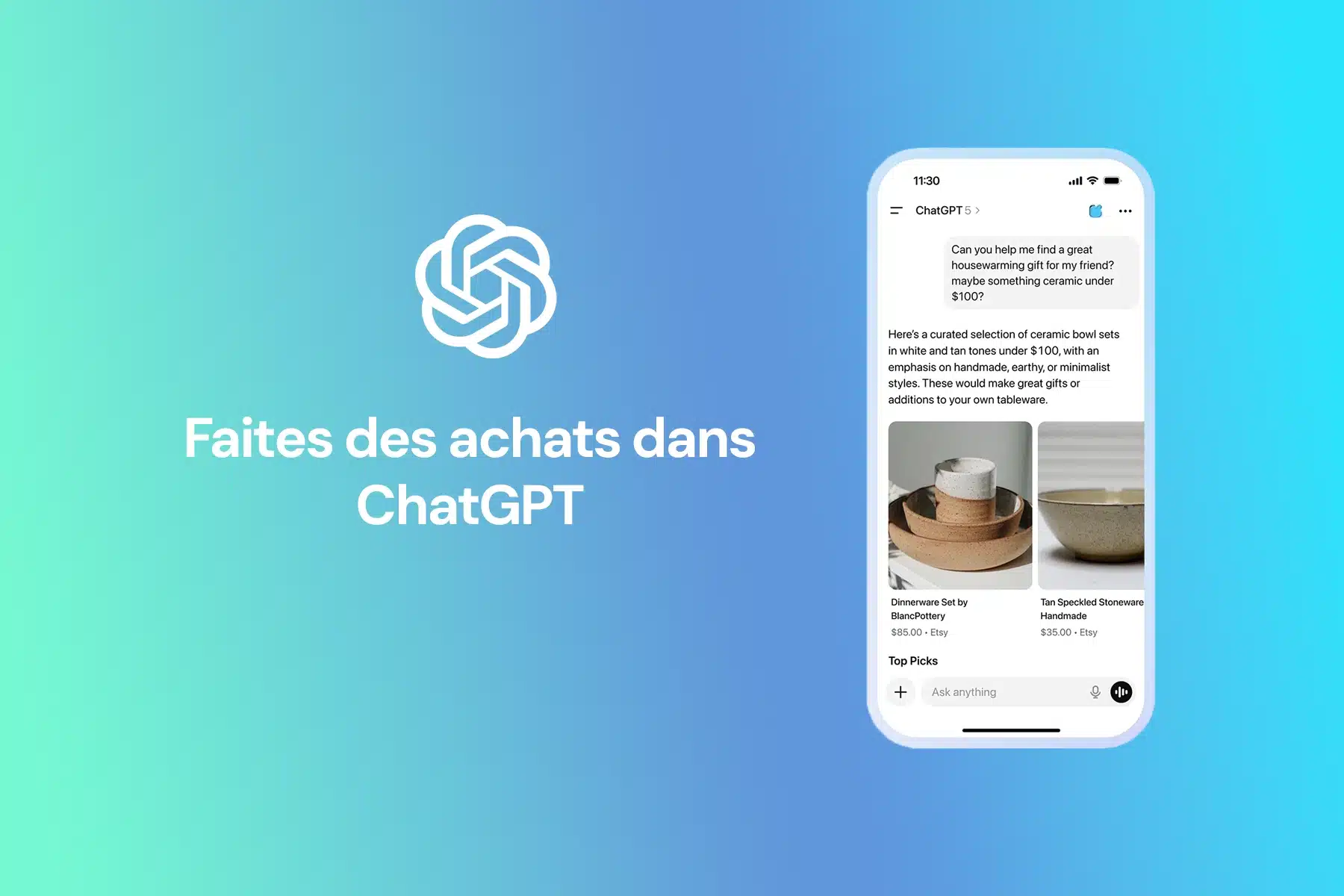 acheter dans chatGPT
